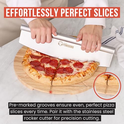 Stainless 14 inch Pizza Cutting Board