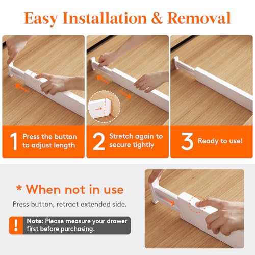 2.36" Upgrade Kitchen Drawer Dividers (8 Count)