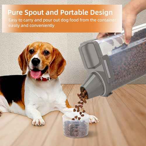 Airtight Small Cat Dog Pet Food Storage Containers BPA Free