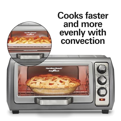 Easy Reach 6 Slice Countertop Convection Toaster Oven