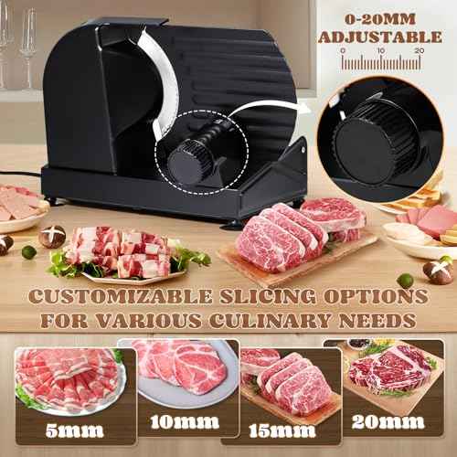 Electric Meat Slicer 220W