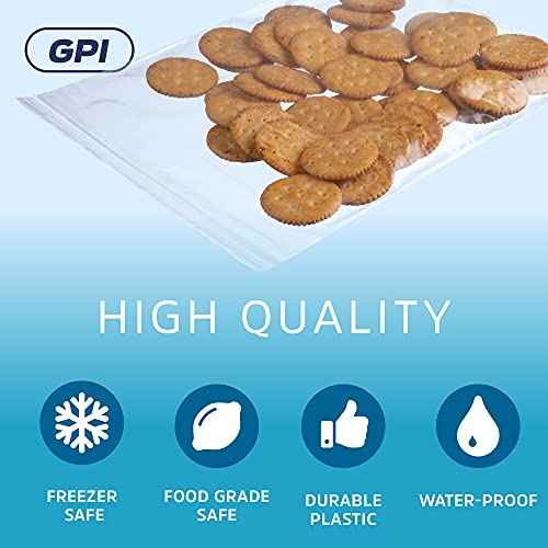 GPI 7" x 10" Zip Bags (1000 Count)