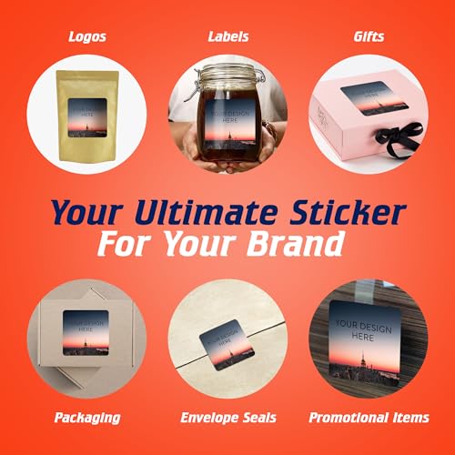 Custom Vinyl Stickers Your Image (100 Count)