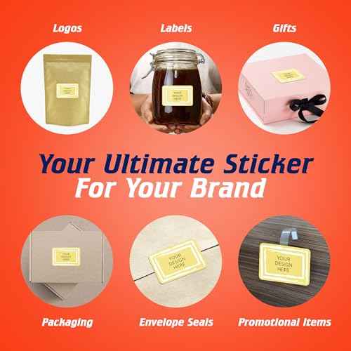 Custom Vinyl Stickers Your Image (100 Count)