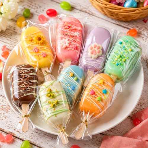 Popsicle Sticks and Bags with Ties (200 Ounce)