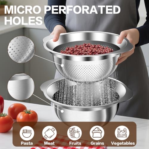 3.5QT Colander with Bowl (2 Count)