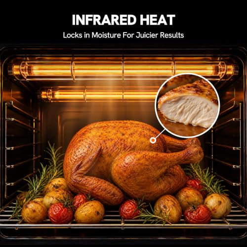 Infrared Heating 26.3 QT Air Fryer Toaster Oven