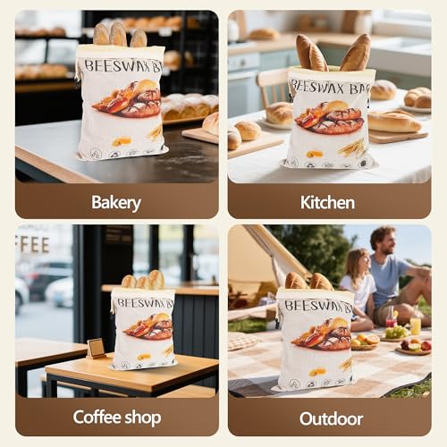 2 Pack Beeswax Bread Bag (2 Count)