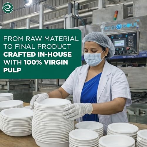 6 Inch Disposable Bagasse Paper Plates