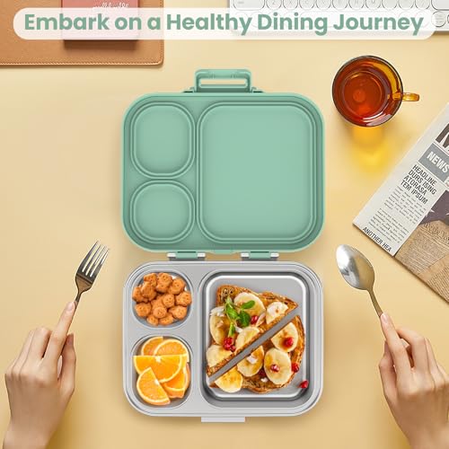 Stainless Steel Bento Lunch Box for Kids