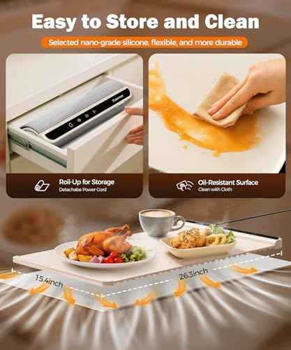 Electric Food Warming Mat 26"x15"