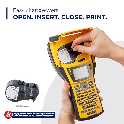 M410 Handheld Portable Label Printer Kit with Safety and Facility ID Software