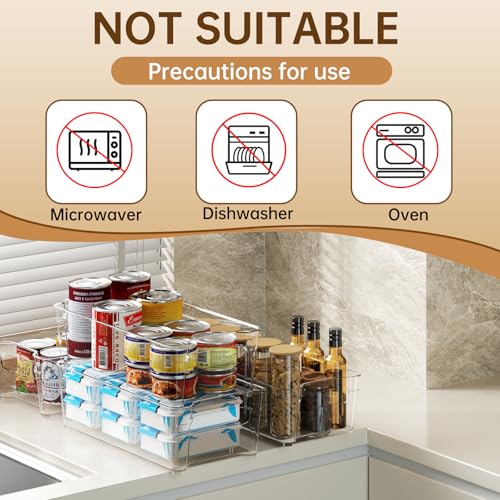 Clear Fridge Organizer (8 Count)