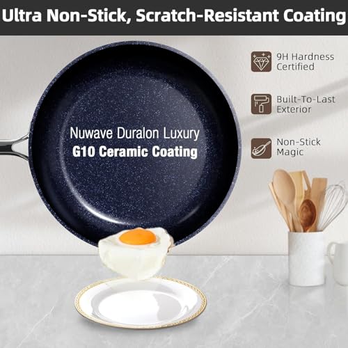Lux 13pc Forged Lightweight Nonstick Ceramic Cookware Set