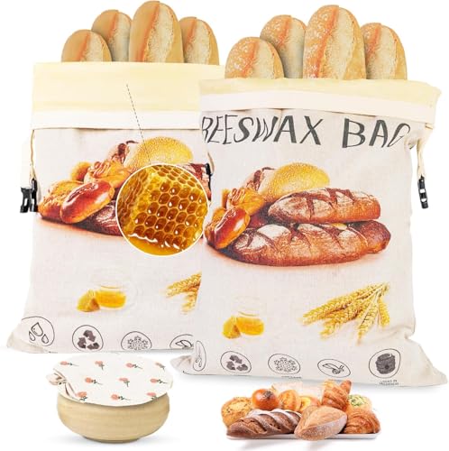 2 Pack Beeswax Bread Bag (2 Count)
