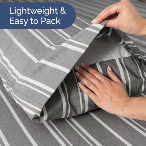 Short Queen Size 4 Piece Bed Sheet Set