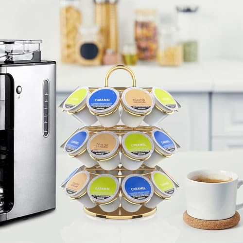 Rotating Coffee Pod Holder for Keurig Pods