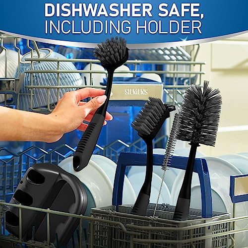 Dish Brush Set of 5 with Holder (5 Count)