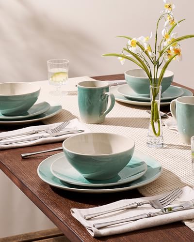 Ceramic Plates and Bowls Sets (18 Count)