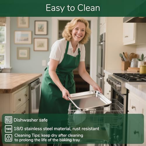 18 0 Stainless Steel Baking Sheet with Cooling Rack