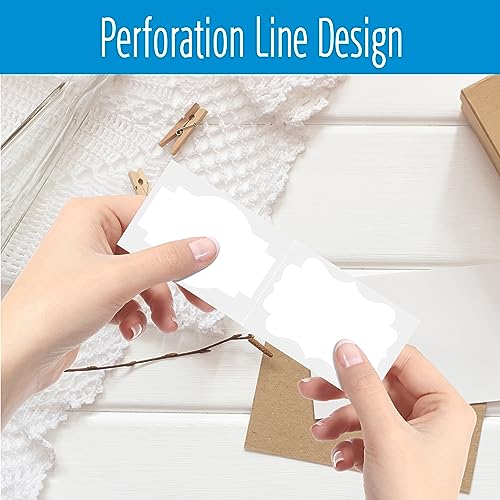 300 PCS White Stickers