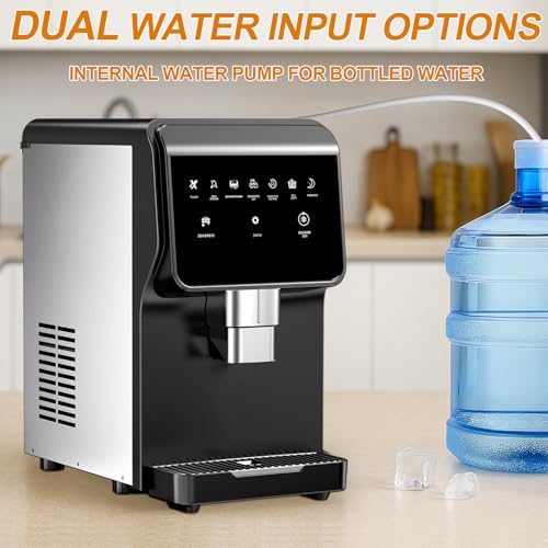 Countertop Nugget Ice Maker with Water Dispenser