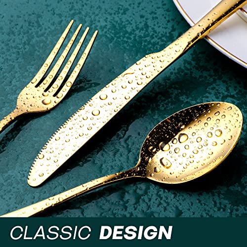 Gold Silverware Set (6 Count)