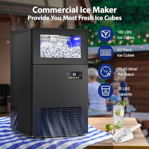 Commercial Ice Maker 160 LBS