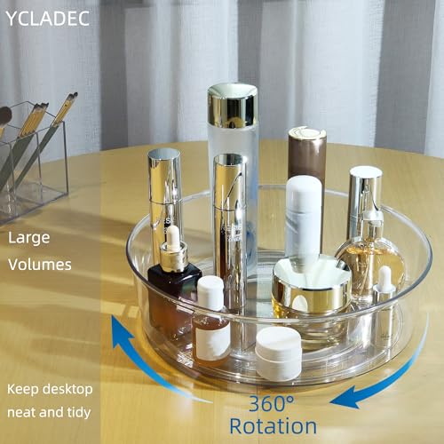 3 Pack Lazy Susan 11.5" Inch Turntable Organizer for Cabinet Pantry Organizers and Storage Organization Spinning Spice Rack Bins Rotating Condiment for Countertop Kitchen Sink (3 Count)