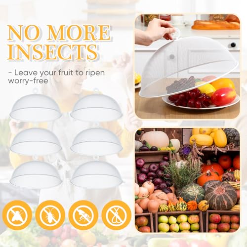6 Pcs Metal Mesh Food Cover Outdoor Food Tents (6 Count)