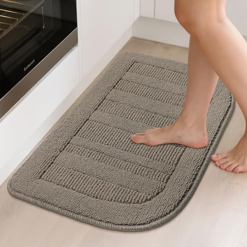 2 Pack 30x18 in Kitchen Rugs Non Slip Washable Sink Rug Set