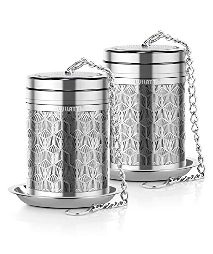 2 Pack Large Tea Infuser 304 Steel Fine Mesh for Teapots & Mugs (2 Count)