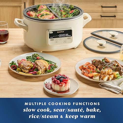 MultiMeal Multicooker and Programmable Slow Cooker with Bake Function