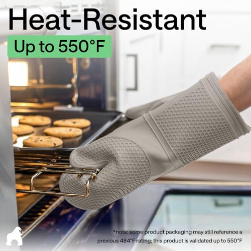 Silicone Oven Mitts (2 Count)