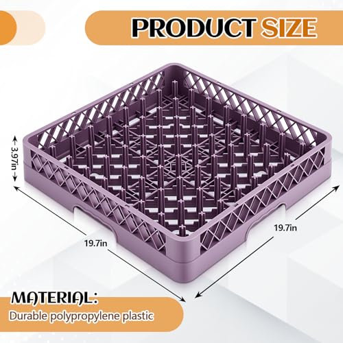 1 Pack Commercial Dishwasher Tray Rack