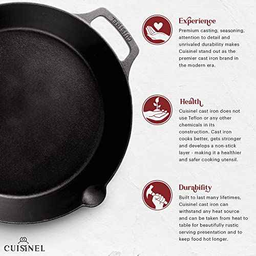 Cast Iron Skillet with Glass Lid
