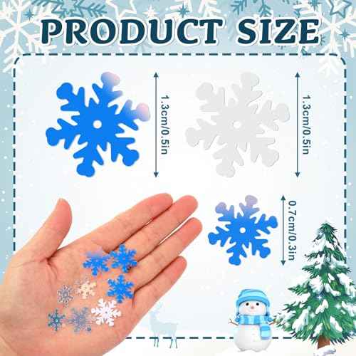Christmas Snowflakes Confetti Decorations