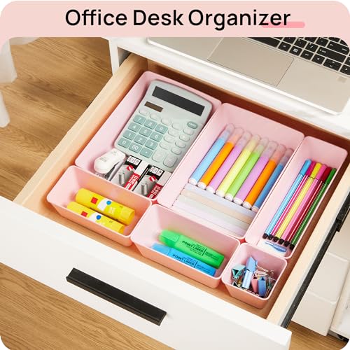 44 PCS Plastic Drawer Organizers Set (44 Count)