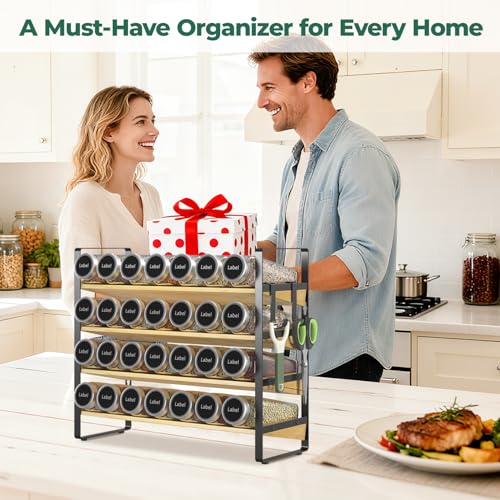 Spice Seasoning Rack Organizer Kitchen Countertop