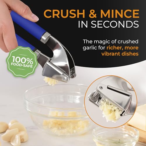 Garlic Press and Peeler Set