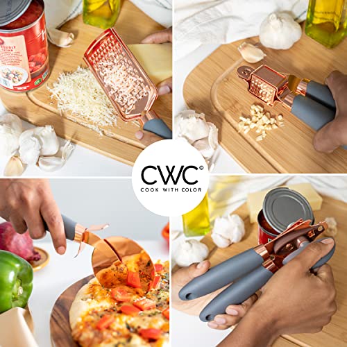 Kitchen Gadget Set Copper Plated Stainless Steel Utensils with Soft Touch Handles