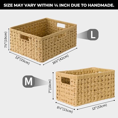 Extra Large Wicker Baskets with Handles