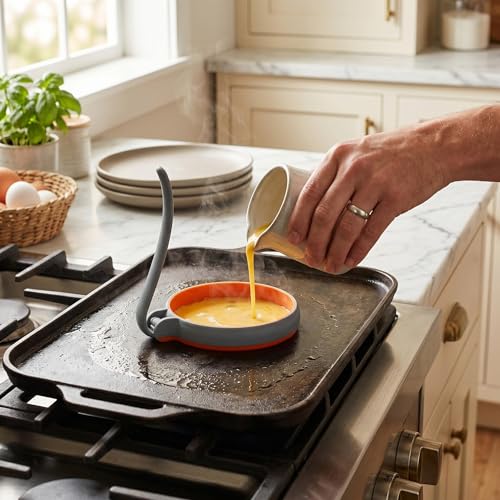 Silicone Egg Molds Pancake Molds for Kids