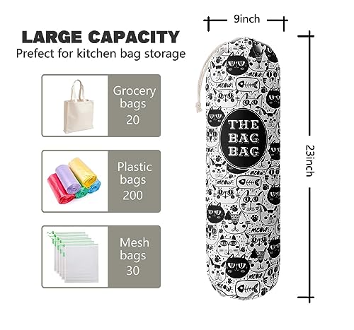 Grocery Bags Holder Organizer