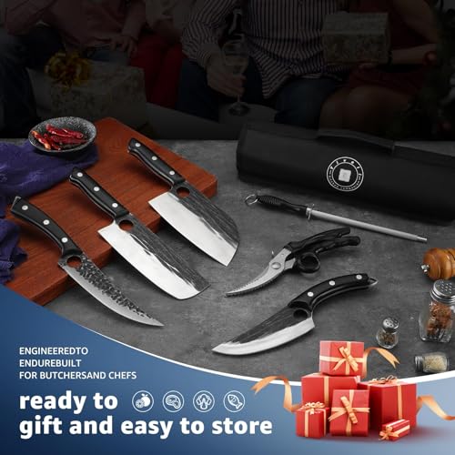 Professional Butcher Knife Set (7 Count)