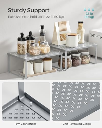 Set of 4 Metal Spice Racks (4 Count)