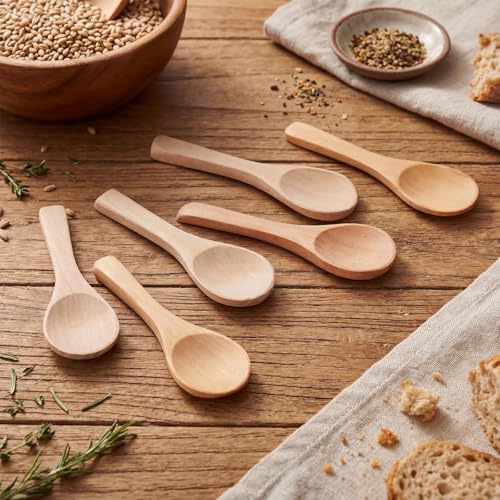24 Pcs Small Wooden Spoons (24 Count)