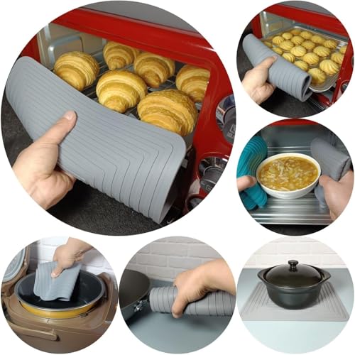 Silicone Trivets Mats Set 2 for Hot Dishes (2 Count)