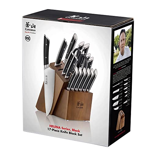 HELENA Series German Steel Forged Knife Block Set