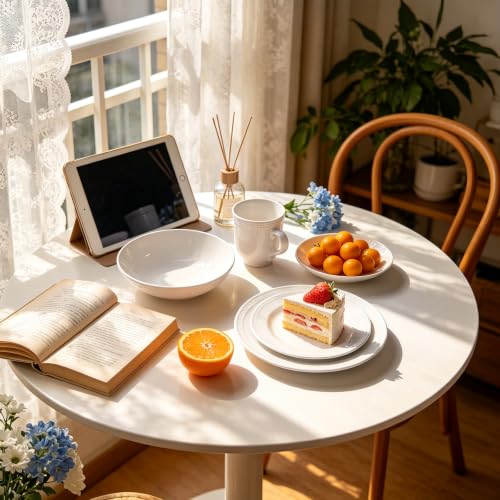 HomeVSS 16 Piece Pearl Dots Stoneware Dinnerware Set